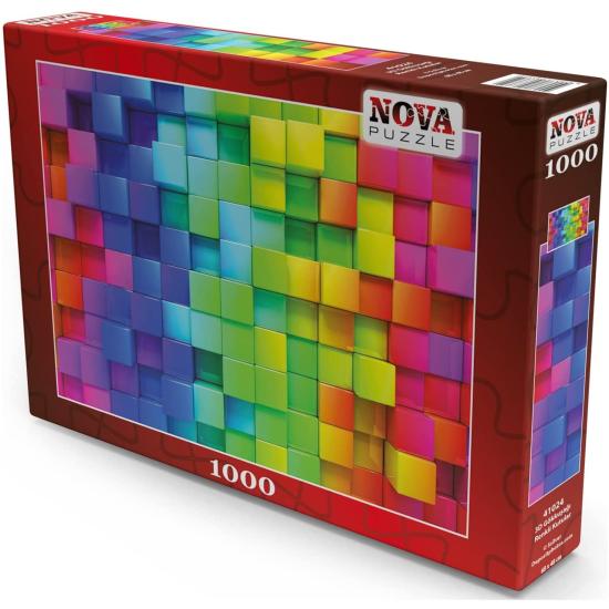 Caixas arco-íris de 1000 peças Puzzle Nova