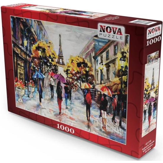 Puzzle Ruas Nova Eiffel 1000 Peças