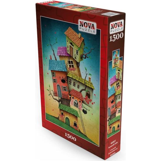 Puzzle Nova Casa de Fantasia 1500 Peças