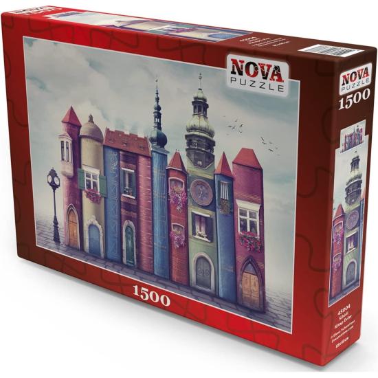 Puzzle Nova Casa de Livros Mágicos 1500 Peças