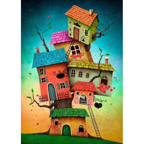 Puzzle Nova Casas Fantásticas 1000 Peças