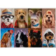 Puzzle Nova Collage Dogs Horizontal 1000 Peças