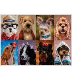 Puzzle Nova Collage Dogs Horizontal 1000 Peças