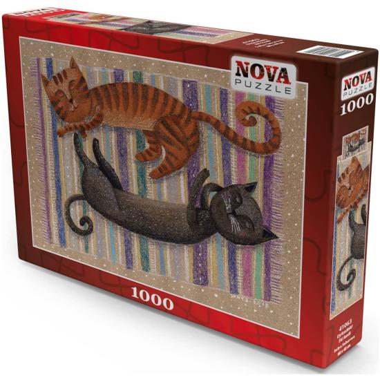 Puzzle Nova Dois Gatos 1000 Peças