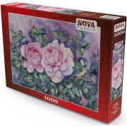 Puzzle Nova Duas Rosas 1000 Peças