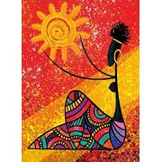 Puzzle Nova O Sol e a Mulher Africana 1000 Peças