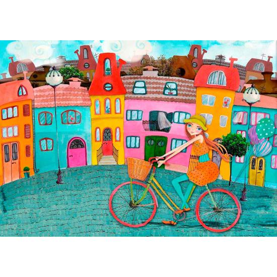 Puzzle Nova em uma bicicleta 1000 peças