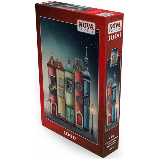 Puzzle Nova Livros que Iluminam a Noite 1000 Peças