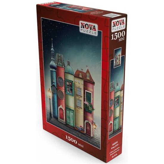 Puzzle Nova Livros que Iluminam a Noite 1500 Peças