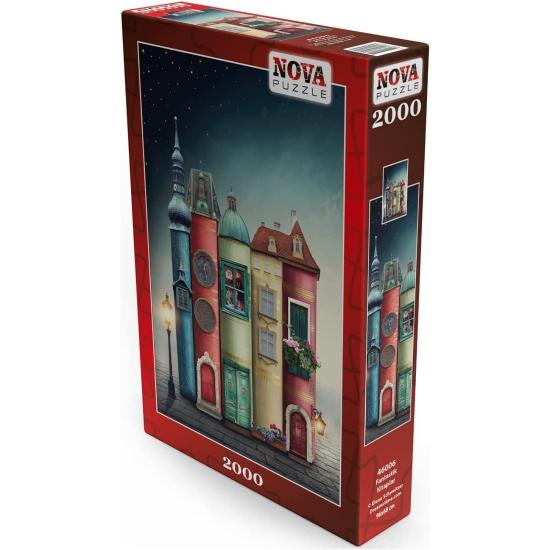 Puzzle Nova Livros que Iluminam a Noite 2000 Peças