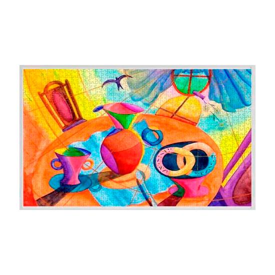 Puzzle Nova Mesa de Café da Manhã 1000 Peças Puzzle Nova Mesa de Café da Manhã 1000 Peças