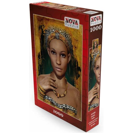Puzzle Nova Mulher Africana 1000 Peças Puzzle Nova Mulher Africana 1000 Peças