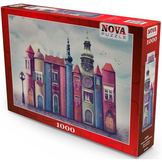 Puzzle Nova Wizarding World of Books 1000 Peças