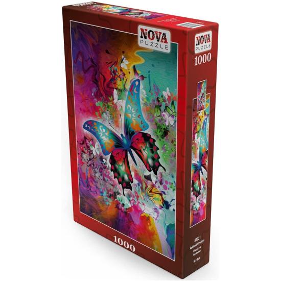 Puzzle Nova Fantástica Borboleta 1000 Peças
