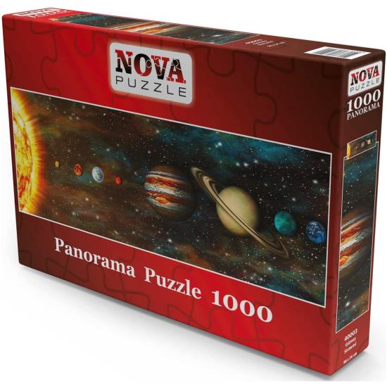 Puzzle Nova Panorama Solar System 1000 peças