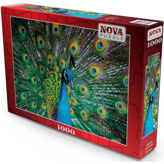 Puzzle Nova de pavão 1000 peças
