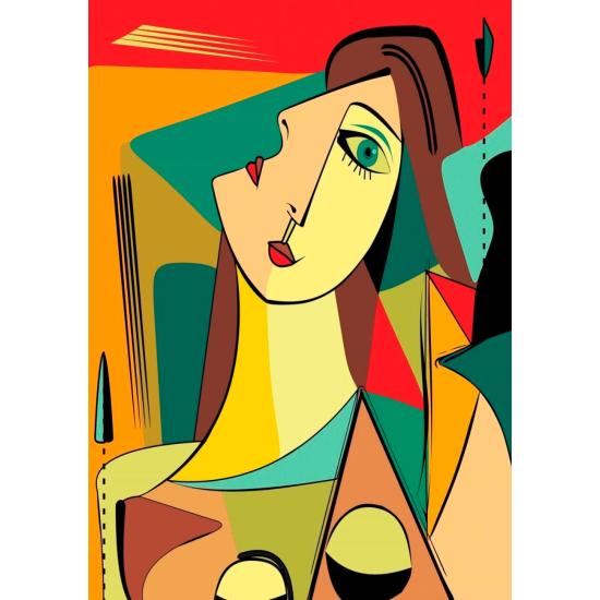 Puzzle Nova Cubista Retrato 1000 Peças