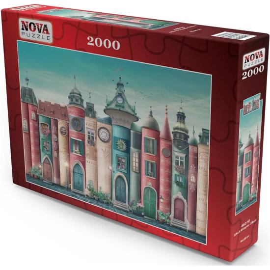 Puzzle Nova Terra dos Livros Mágicos 2000 Peças