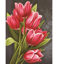 Puzzle Nova Tulipas Vermelhas 1000 Peças