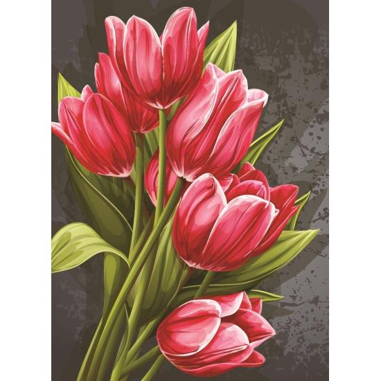 Puzzle Nova Tulipas Vermelhas 1000 Peças Puzzle Nova Tulipas Vermelhas 1000 Peças