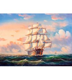 Puzzle Nova Navegando nas Águas Turbulentas de 1000 Peças