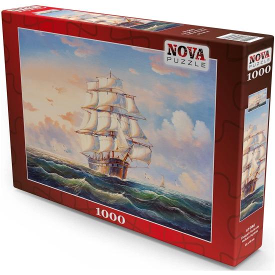 Puzzle Nova Navegando nas Águas Turbulentas de 1000 Peças