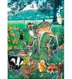 Puzzle Otter House Forest Friends 1000 peças