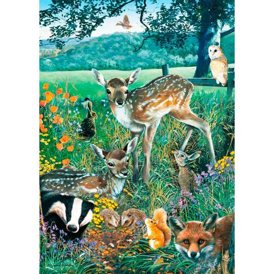 Puzzle Otter House Forest Friends 1000 peças