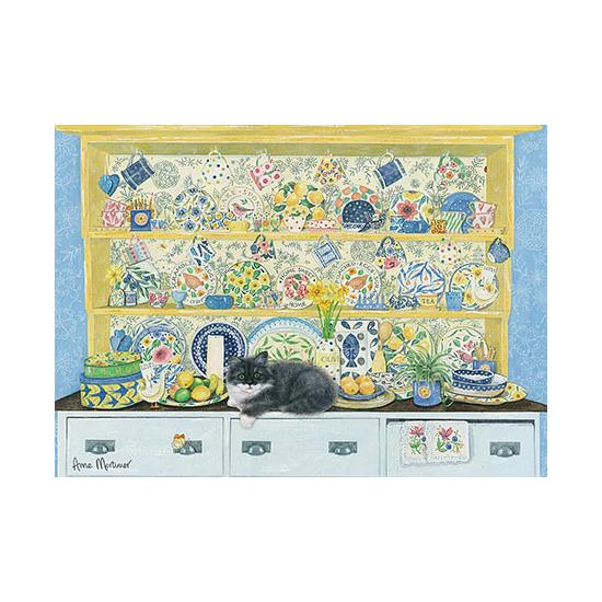 Puzzle Otter House O Aparador e o Gato 1000 Peças