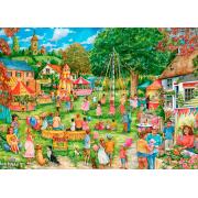 Puzzle Otter House Country Fair 1000 peças