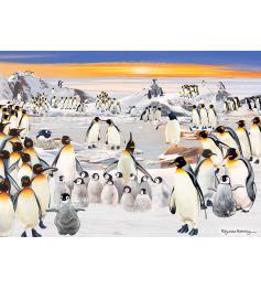 Puzzle Otter House 1000 Peças Festa Pinguim