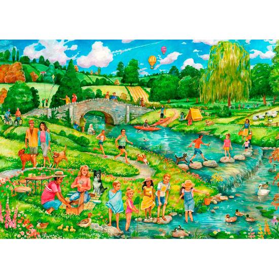 Puzzle Otter House The Great Country Outing 1000 Peças