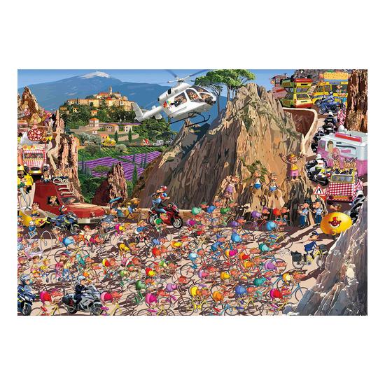 Corrida de ciclismo de 1000 peças de Puzzle Piatnik