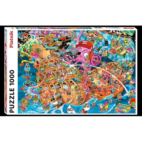 Puzzle Piatnik Crisp o Pirata Rosa 1000 Peças