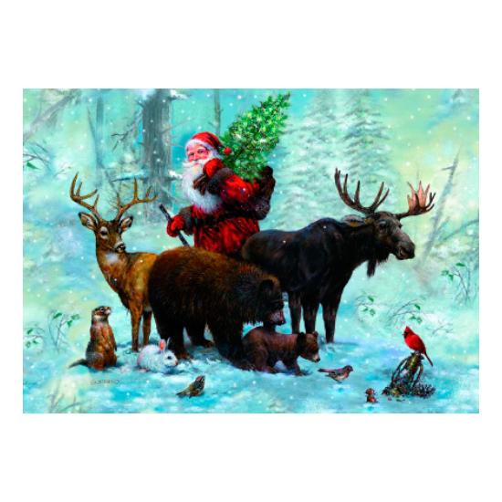 Puzzle Piatnik Equipe do Papai Noel 1000 Peças