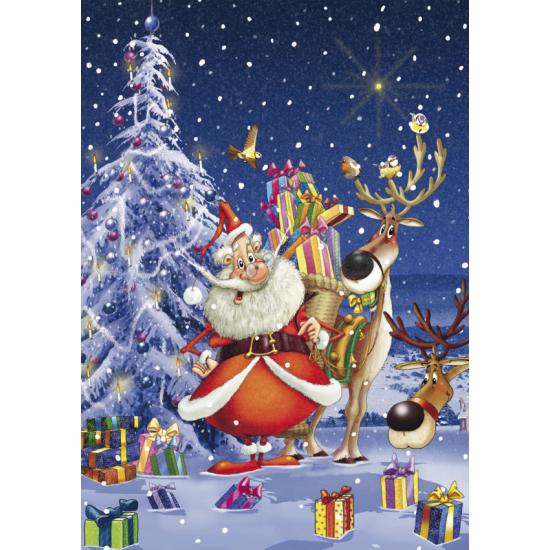 Puzzle Piatnik Happy Santa 1000 Peças