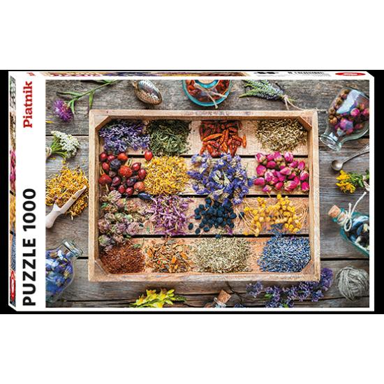 Puzzle de Ervas Curativas Piatnik 1000 Peças