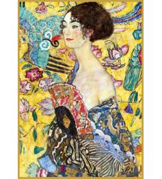 Puzzle Piatnik Mulher com Leque 1000 Peças