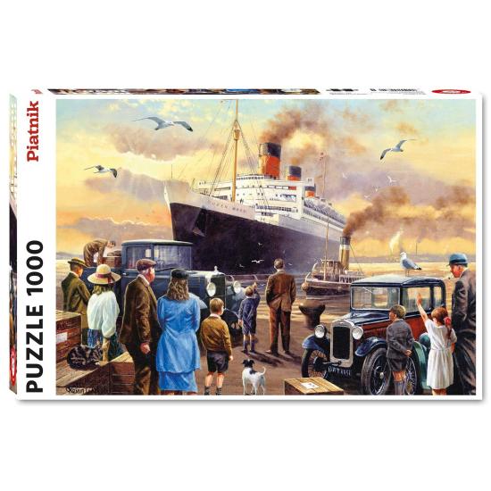 Puzzle Piatnik Navegando no Queen Mary 1000 Pieces