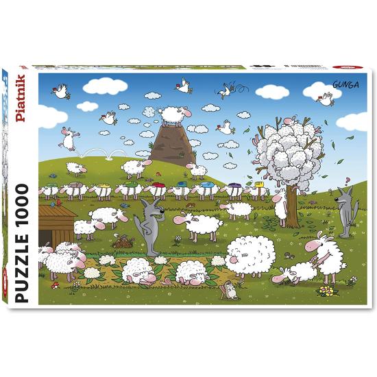 Puzzle Piatnik Sheep in Paradise 1000 peças Puzzle Piatnik Sheep in Paradise 1000 peças