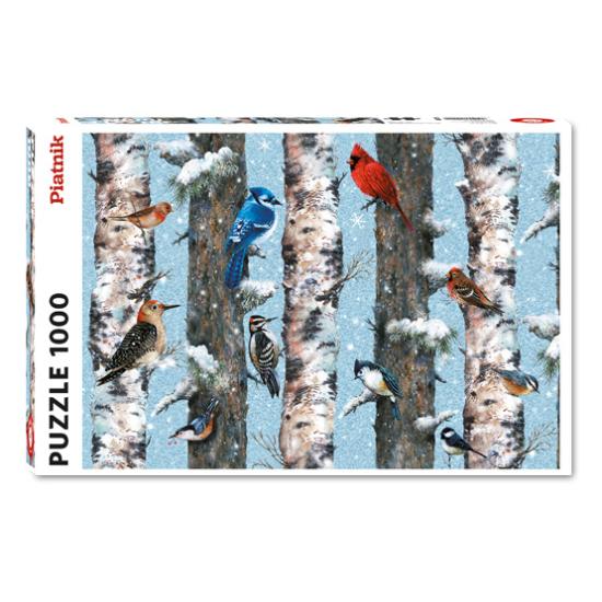 Puzzle Piatnik Aves de Inverno 1000 Peças