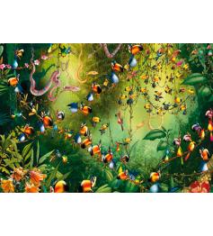 Puzzle Piatnik Birds in the Jungle 1000 peças