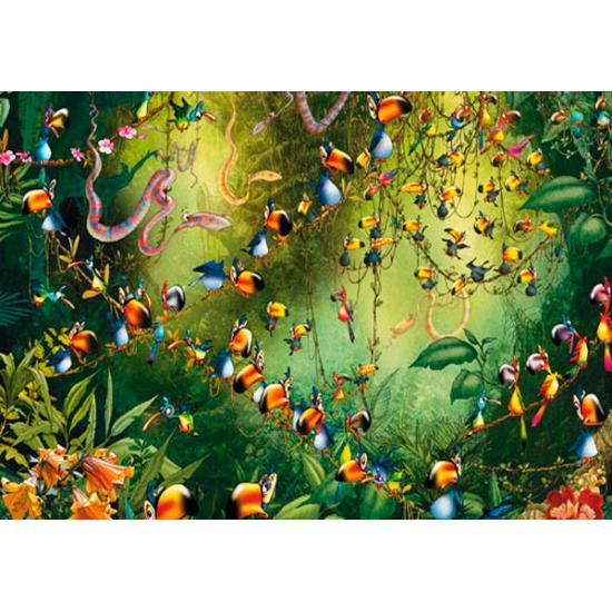 Puzzle Piatnik Birds in the Jungle 1000 peças