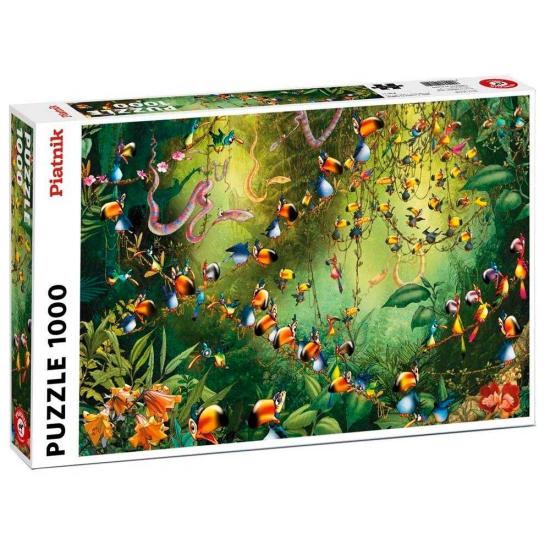 Puzzle Piatnik Birds in the Jungle 1000 peças