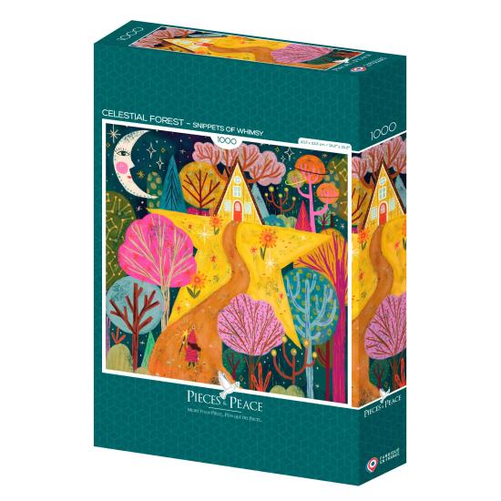 Puzzle Pieces and Peace Floresta Celestial de 1000 pçs