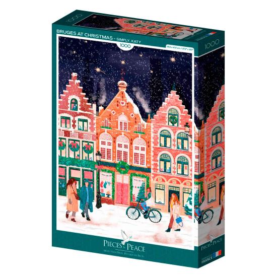 Puzzle Pieces and Peace Bruges no Natal de 1000 pçs
