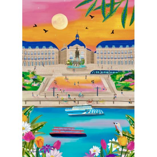 Puzzle Pieces and Peace Bordéus, Place De La Bourse 500 peças