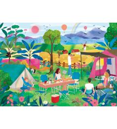 Puzzle Pieces and Peace Acampamento De Verão 1500 peças