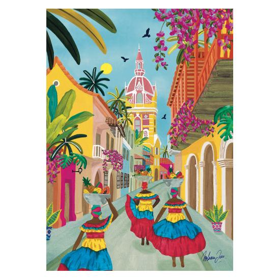 Puzzle Pieces and Peace Cartagena de 1000 peças