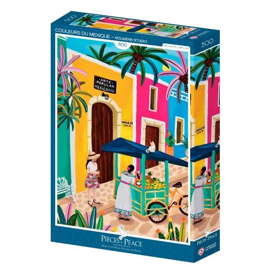 Puzzle Pieces and Peace Cores do México 500 Pçs Puzzle Pieces and Peace Cores do México 500 Pçs